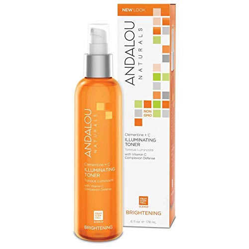 Paquet 3 Andalou Naturals Brightening Clementine plus C Illuminating Toner, 6 fl oz