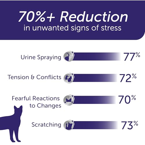 FELIWAY Optimum Cat, Enhanced Calming Pheromone Diffuser: 1 Diffuser Kit & 3 Refills