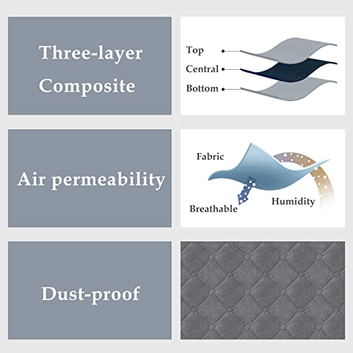 4 Pack Under Bed Storage, 90L Collapsible Closet Containers Organizers and Under Bed Storage Bins, Underbed Storage Bags for Wrapping Paper, Blanket, Towels, Clothes, Comforter, Sweaters, Linen Sheet - Image 5