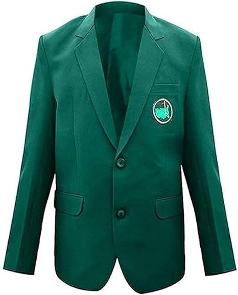 Mens Green Casual Fit Coat, Lightweight Mens Coat, Sports Green Blazer, Tournament Golf Jacket Golf Blazer
