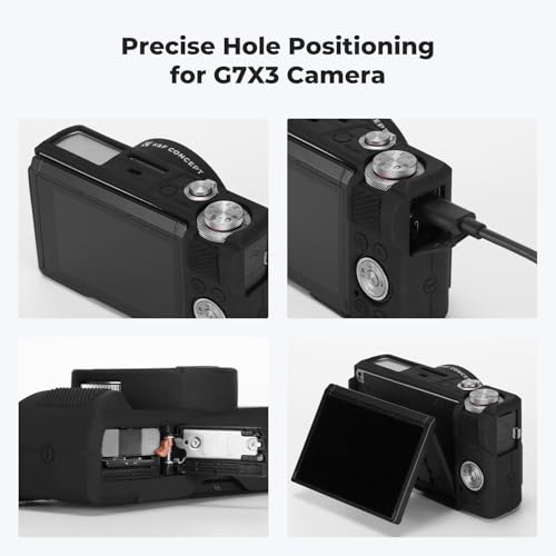 Funda de silicona para cámara compatible con Canon Powershot G7X Mark III miniatura 4