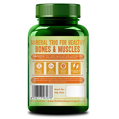 Image of Vlado's Himalayan Organics Calcium+Magnesium+Zinc D3 & B12 120 Tablet (120 No) x 2