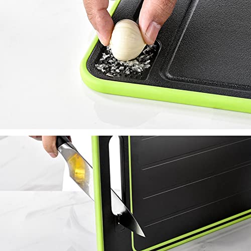 Rongm Reversible Cutting Board, Aluminum Alloy Chopping Rapid Thawing, With Knife Sharpener Dual Sided Grinding Meat Cheese Multifunctional For Kitchen, Fuwek0W2Glxn #TOP5