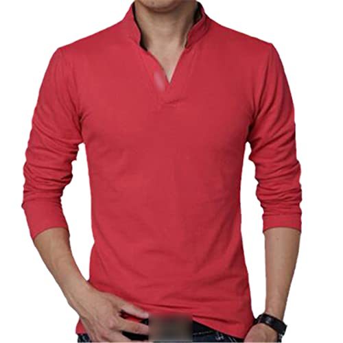 T-shirt d'automne homme idéal pour vos weekends décontractés en rouge floral