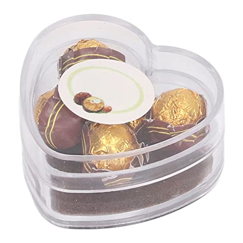 Fdit Mini Casa de Muñecas a Escala 1:12, Modelo de Chocolate, Decoración Altamente Simulada para Nevera de Habitación de Niños