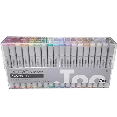 Amazon | コピック コピックスケッチ ベーシック 72色セット | アート