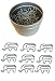 Butler in the Home Animal Elephant Shaped Paper Clips 50 Count in Silver Tin and Silver Gift Box Great For Paper Clip Collectors or Zoo Animal Lovers (Coated Gray)