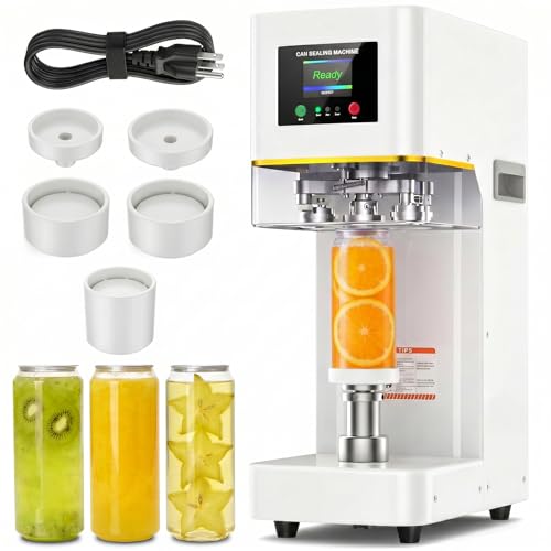 Commercial Can Sealer Machine 202# Automatic Sealer with 5 Holders