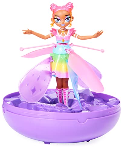 Crystal Flyers Rainbow Glitter – Fliegende schimmernde Feen-Puppe, mit den Händen steuerbar, für Kinder ab 6 Jahren Crystal Flyers Rainbow Glitter – Fliegende schimmernde Feen-Puppe, mit den Händen steuerbar, für Kinder ab 6 Jahren