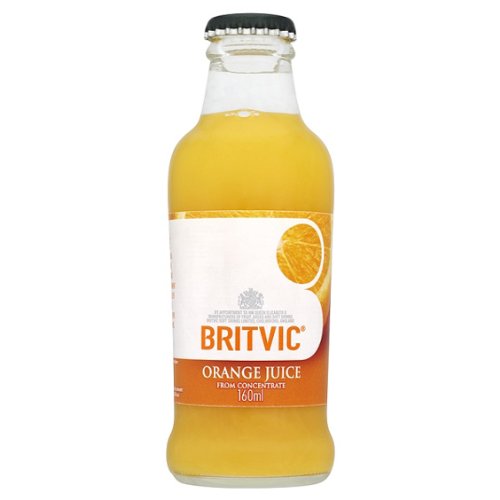 Britvic Orange Juice 24x125ml Glass Bottles