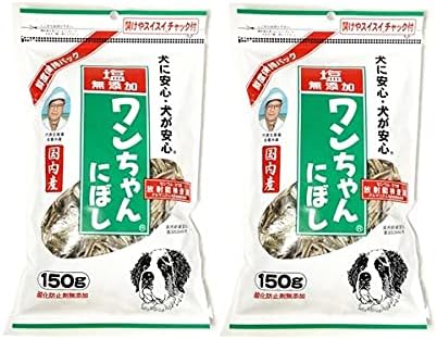 Amazon 国産 塩無添加 ワンちゃんにぼし 150ｇx2袋セット 煮干し 無塩 株式会社サカモト ビスケット クッキー スナック 通販
