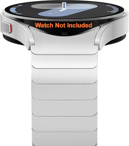 Zitel Band for Samsung Galaxy Watch 7 44mm/40mm, FE 40mm, Silver - Image 2