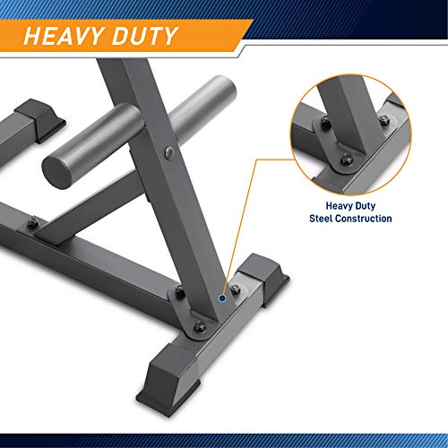Marcy Olympic Weight Plate Tree Compact Exercise Equipment Storage Rack for 2-inch Weight Plates PT-45 by MARCY - Image 3