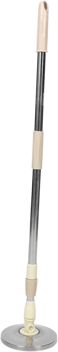 Detachable Rotating Mop Handle with Telescopic Rod Tray for Easy Cleaning Compatible with Mop Head for Rotary Mop Bucket