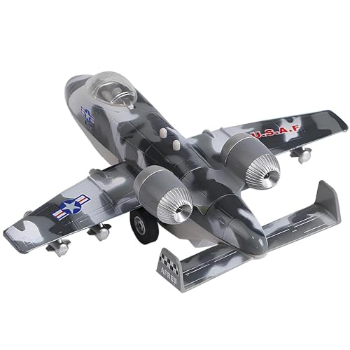 Image of DEUSON ECOM Airplane Airbus Toys for Kids Diecast Aeroplan Aircraft Scale Model Light Sound Pullback