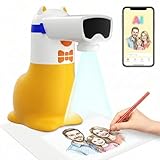 Yoturetoys AI Drawing Projector for Kids, Smart Art Tracing Machine to Inspire Creativity with Voice Learning & Photo-to-Sketch, STEM Educational Toy, Christmas Birthday Gift for Boys Girls Ages 5+