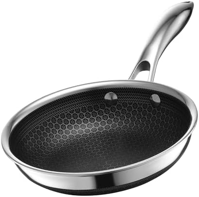 Hexclad Hybrid Non-Stick Wok 10" Stay Cool Handle Dishwasher Safe...