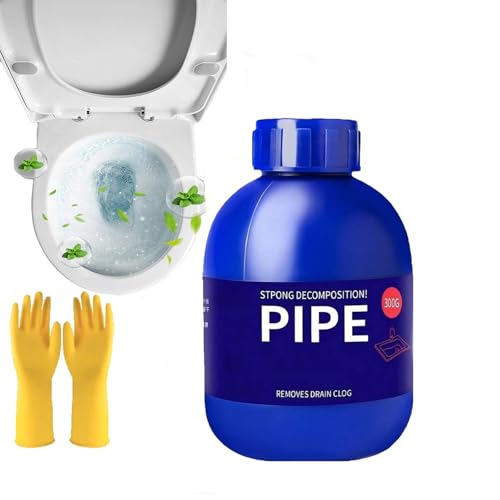 Pipe Bobo Desatascador, Pipe Bobo Cleaner Liquido, Agente De Dragado De TuberíAs Fuerte, Desbloqueador Profesional For Exteriores, Cocina, BañO (azul, 1)