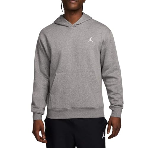 Bild: NIKE Jordan Brooklyn Fleece Herren Hoodie Farbe: Grau/Wei�; Gr��e: L f�r 69,99 EUR (-7%) statt 74,99 EUR bei amazon.de