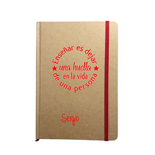 Libreta bonita personalizada.Profesores...