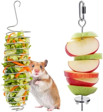 2 Pieza Cesta para Comederos de Pájaros para Frutas y Verduras