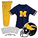 Franklin Sports NCAA Michigan Wolverines Deluxe Youth Team Uniform Set, Small