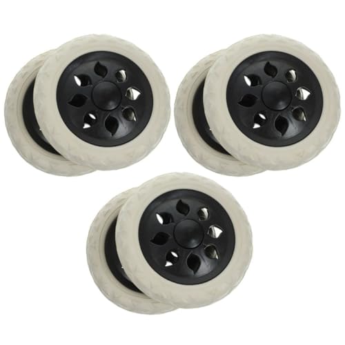 Roues de remplacement pour courses faciles et transport sur poussette de marché ou fauteuil