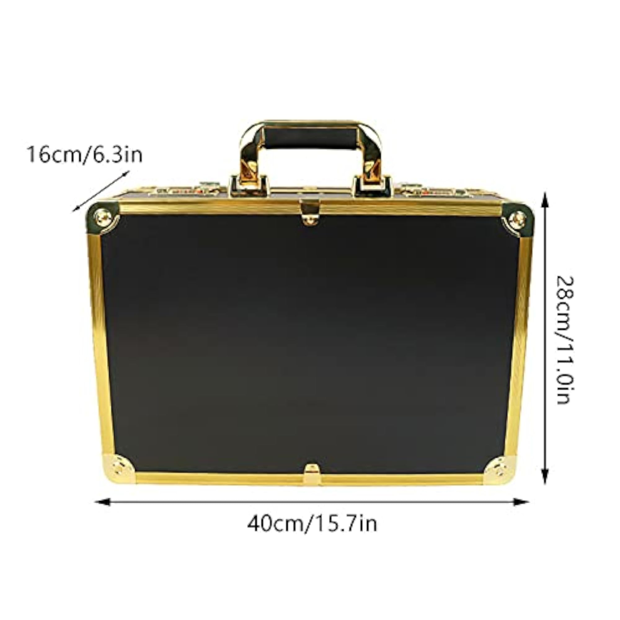 Professional Barber Case for Stylist Tools, Gold