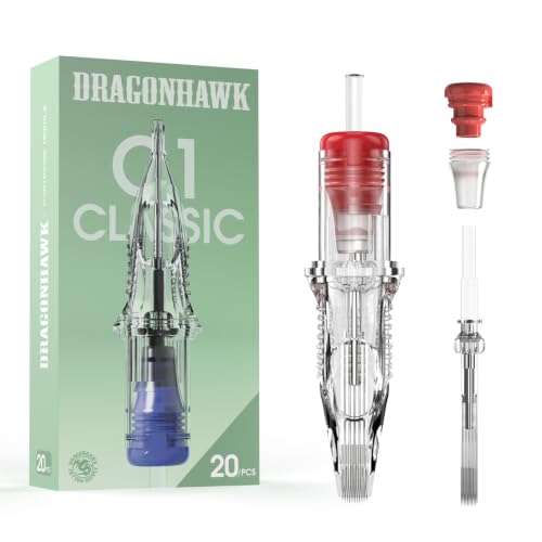 Image of Dragonhawk Classic C1 1207RM Tattoo Needle Cartridges