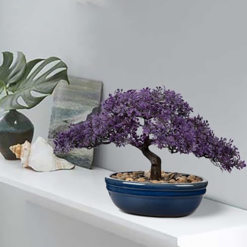 Artificial Bonsai Tree Juniper Faux Plants Indoor Fake Plants Decor with Blue Ceramic Pots for Home Table Office Desk Bathroom Shelf Bedroom Living Room Farmhouse Decorations Artificial Bonsai Tree Juniper Faux Plants Indoor Fake Plants Decor with Blue Ceramic Pots for Home Table Office Desk Bathroom Shelf Bedroom Living Room Farmhouse Decorations