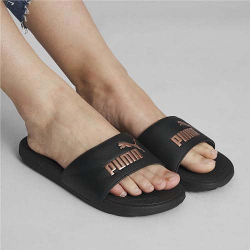 Puma Cool Cat 2.0 Wns Slide Sandalen für Damen, Puma Schwarz-Roségold, 4 UK