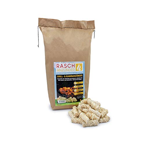 Preisvergleich Produktbild Rasch Kaminanzünder 5 kg - Ökologischer Grillanzünder Ofenanzünder