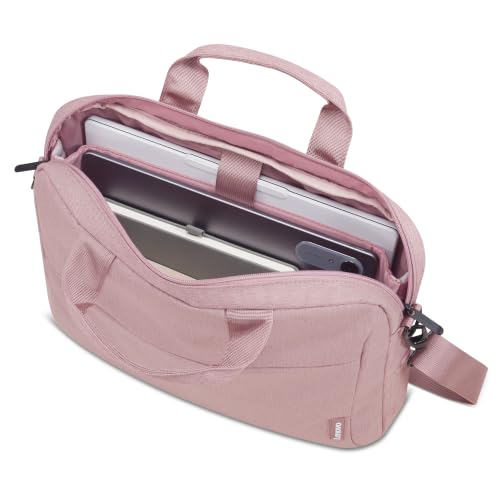 Image of Lenovo 16 inch Laptop Bag T210 (ECO), Water-Resistant Laptop Sleeve Case with EVA Protective Padding, Dual Compartments, Travel Strap, Eco-Friendly Recycled Material, Fits Up to 16-Inch Laptops, Pink