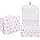 Pengxiaomei Hanging Toiletry Bag, Pink Bow Waterproof Cosmetic Bag Portable Makeup Pouch Wash Bag with Handle for Kids Teen Girls Tea Party Spring Party Mothers Day Gifts