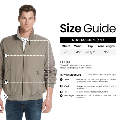Image of Weatherproof Men's Golf Jacket - Lightweight Windbreaker, Water-Resistant Microfiber Shell, Perfect for Golf & Casual Wear