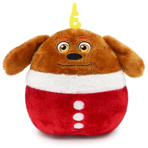 HATEEMO Christmas Decorations Plush, Christmas Plush Green Monster Doll, Suitable for Christmas Decorations/Gifts (Dog)
