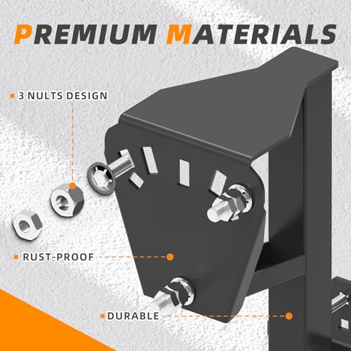 image for Joroamp Spare Tire Mount for Utility Trailer Accessories, 3-Nut Design