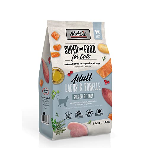 Produktbild von MAC's Cat Adult Lachs & Forelle - 1,5 kg
