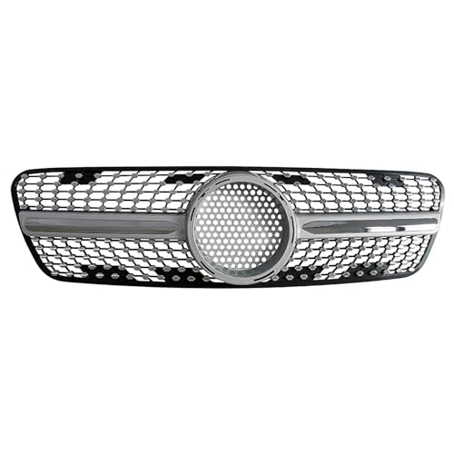 Calandre Avant Mercedes Benz W163 Classe ML de 1999 à 2004 Grille Finition Diamond Silver