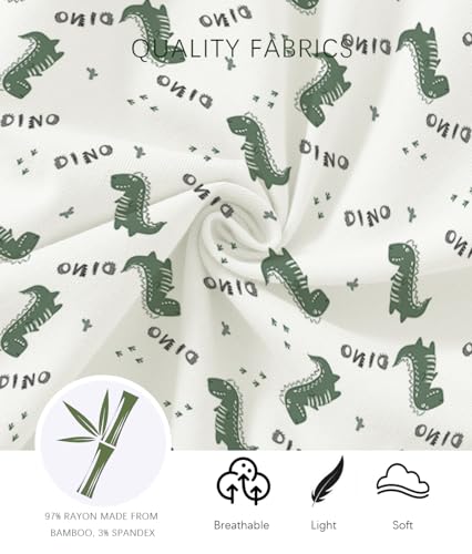 Jimonda Baby Girls Boys Footed Pajamas,Rayon From Bamboo,2 Way Zipper Long Sleeve Soft Sleeper Pjs,Infant Tie-dye Romper4