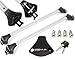 Produktbild Kompletter Aluminium Dachträger Oval Bar 119 cm für Volkswagen VW Passat B8 Variant Kombi 2015- mit geschlossener Dachreling abschließbar, Nutzlast 100 kg