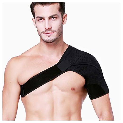 Left Shoulder Brace for Women and Men,Adjustable Neoprene Torn Rotator Cuff Shoulder stabilizer Support for Injury Prevention Immobilizer, Dislocated AC Joint,Labrum Tear,Frozen Pain,Tendinitis.