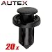 PartsSquare 20pcs 10mm Car Retainer Clips Auto Body Push Type Fender Liner Fastener Rivet Clamps Retainer Nut Replacement for Subaru/Nissan/Infiniti