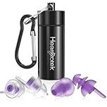 Hearprotek Sleeping Ear Plugs, 2 Pairs Ear Plugs Ultra Soft Noise Reduction and Hearing Protection for Side Working, Sleepers, snoring, Construction-32db & 30db Purple