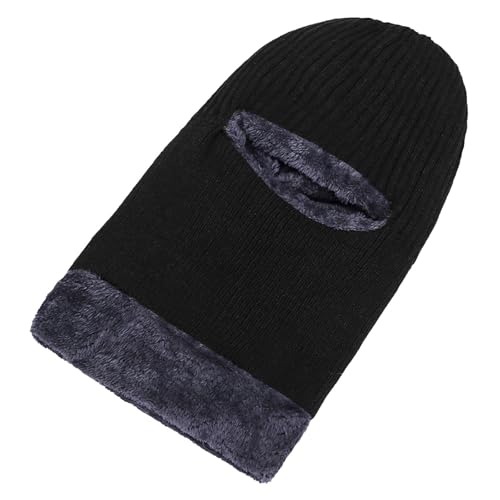 Sunnyuk Balaclava Hombre Termico - Capucha de Motocicleta Gorra Deportiva de Invierno Capucha de Lana Caliente Clima Frío Máscara Facial Máscara de Esquí a Prueba de Viento