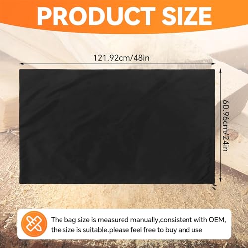 Evita hojas sueltas Bolsa de Malla para Trituradora de Madera con Cordón Ajustable de 123x60 cm 5