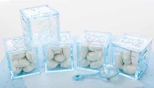 Miniatura 2 de Paquete de 36 cochecitos azules para baby shower, cochecitos de plástico para decoración de baby shower y proyectos de manualidades (tamaño 2-34