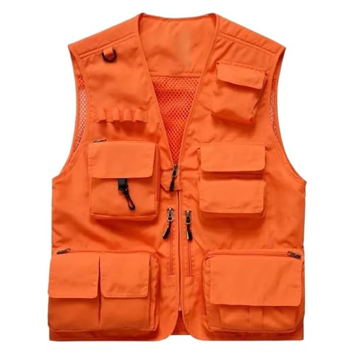 Veste de pêche multi-poches homme idéale pour vos week-ends en rivière et nature