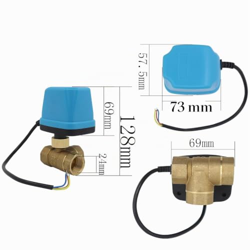 Válvula motorizada 3 vías 220v para un control automático de flujo en tuberías de 3/4 3