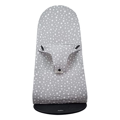 JYOKO Kids Bezug kompatibel mit Babybjorn Bliss, Balance, Soft (White Star, Baumwolle)